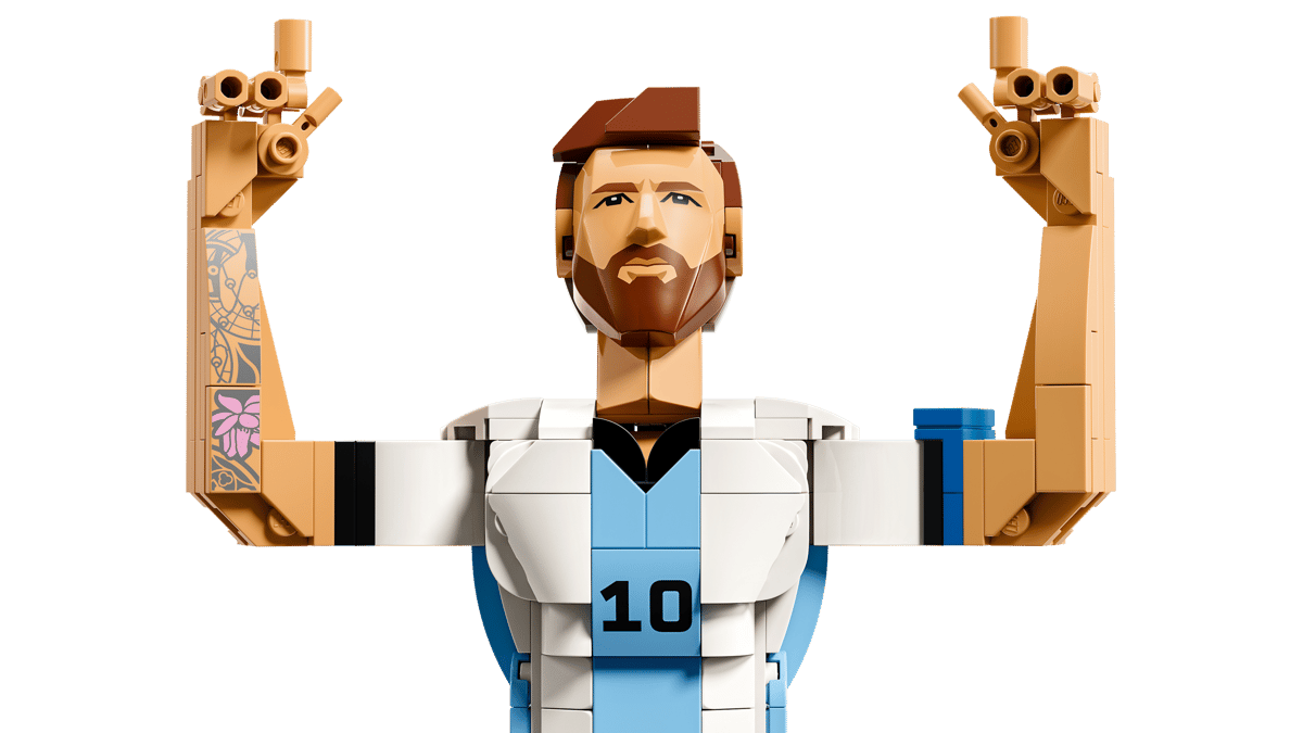 Bộ Mô Hình LEGO Lionel Messi - Huyền thoại bóng đá Argentina #43015