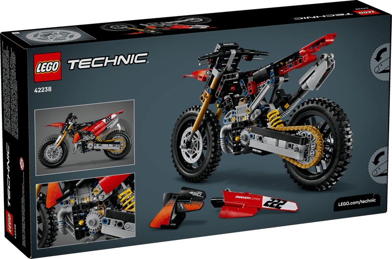 Bộ Mô Hình Mô Tô Ducati Desmo450 MX LEGO Technic #42238