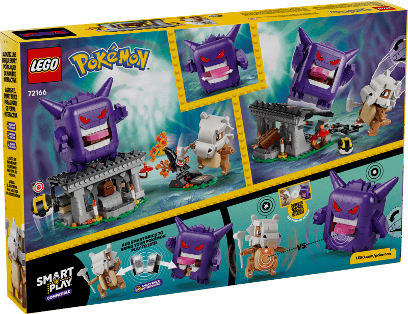 Bộ Mô Hình LEGO Smart Play Cubone Và Gengar Đại Chiến Ma Quái LEGO Pokemon #72166