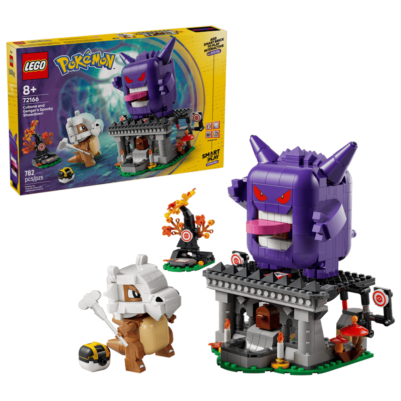 Bộ Mô Hình LEGO Smart Play Cubone Và Gengar Đại Chiến Ma Quái LEGO Pokemon #72166