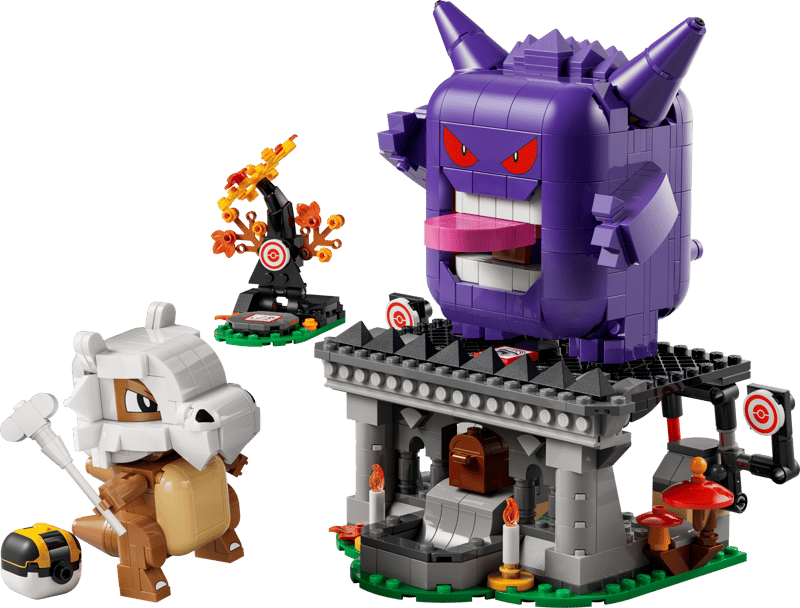 Bộ Mô Hình LEGO Smart Play Cubone Và Gengar Đại Chiến Ma Quái LEGO Pokemon #72166