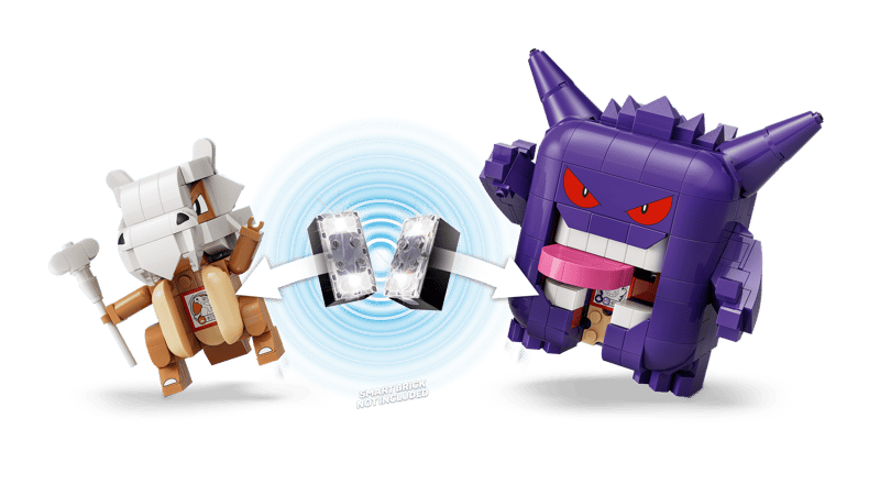 Bộ Mô Hình LEGO Smart Play Cubone Và Gengar Đại Chiến Ma Quái LEGO Pokemon #72166