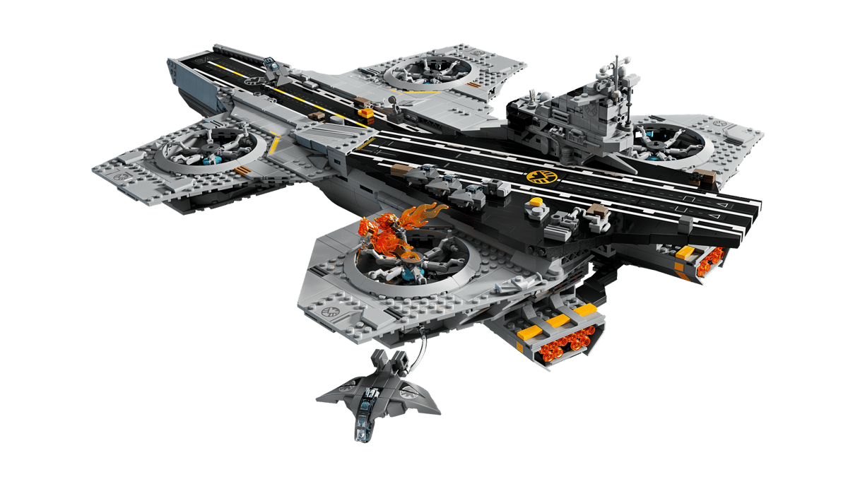 Bộ Mô Hình LEGO Marvel Biệt Đội Avengers Phi Thuyền S.H.I.E.L.D. Helicarrier #76354