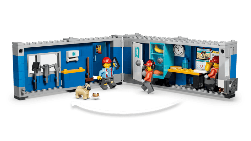 Bộ Mô Hình Phương Tiện Công Trình : Xe Ben Và Xe Xúc Lật LEGO CITY #60494