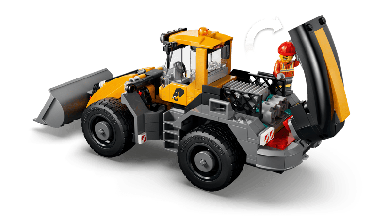 Bộ Mô Hình Phương Tiện Công Trình : Xe Ben Và Xe Xúc Lật LEGO CITY #60494