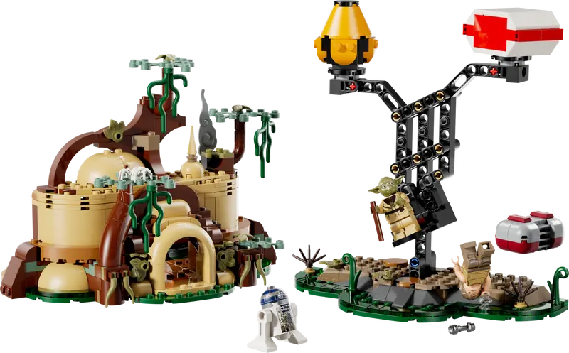 Bộ Mô Hình LEGO SMART PLAY Star Wars: Yoda's Hut and Jedi Training #75422