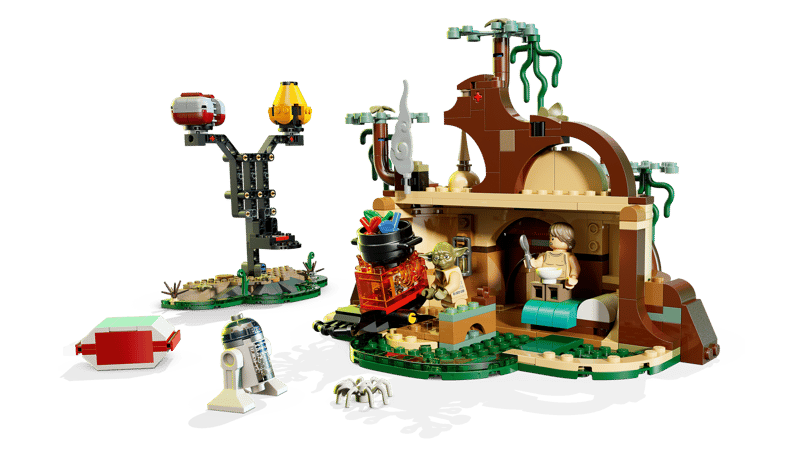 Bộ Mô Hình LEGO SMART PLAY Star Wars: Yoda's Hut and Jedi Training #75422