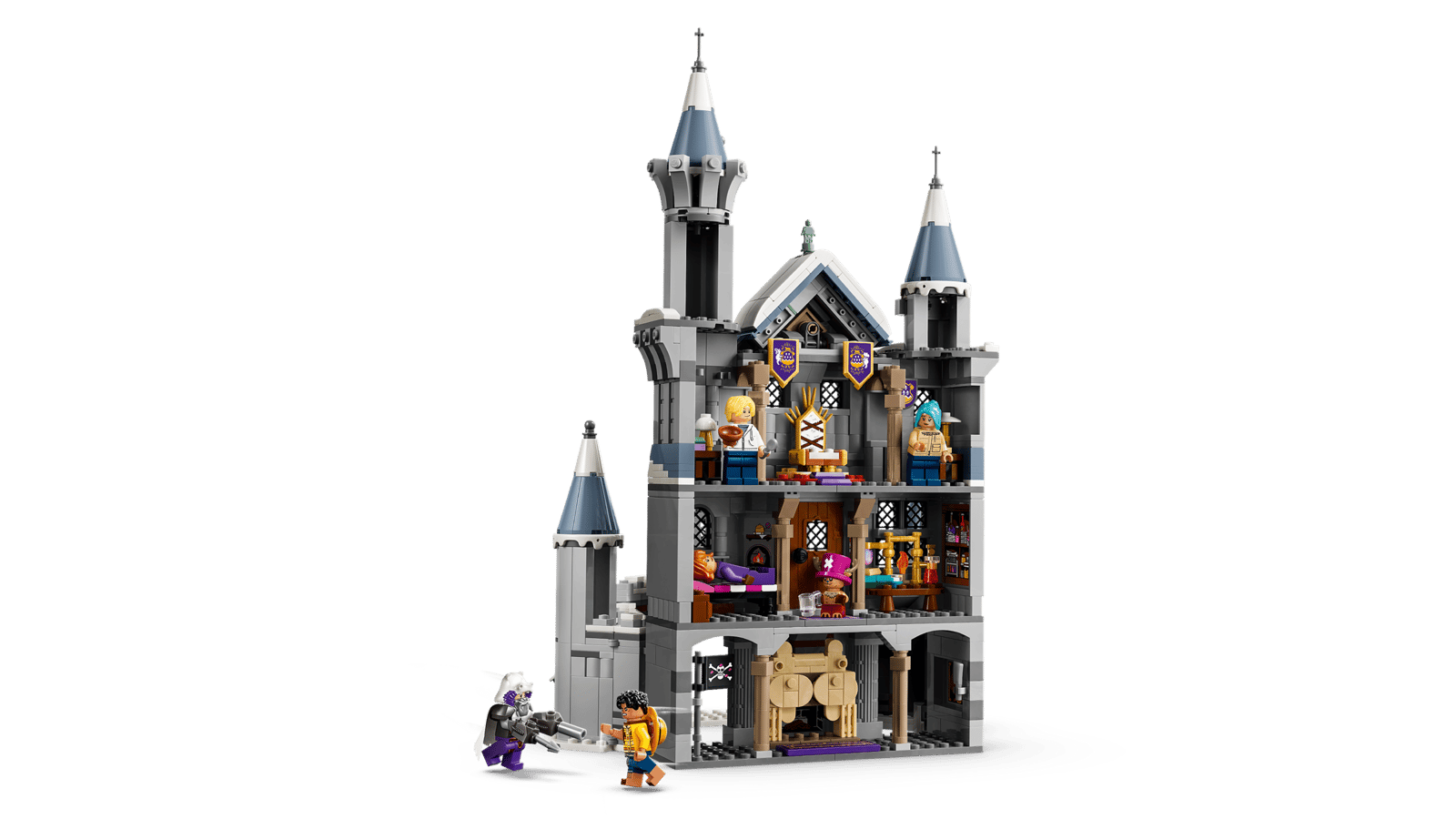 Bộ Mô Hình Lắp Ráp LEGO One Piece Trận Chiến Lâu Đài Drum #75645