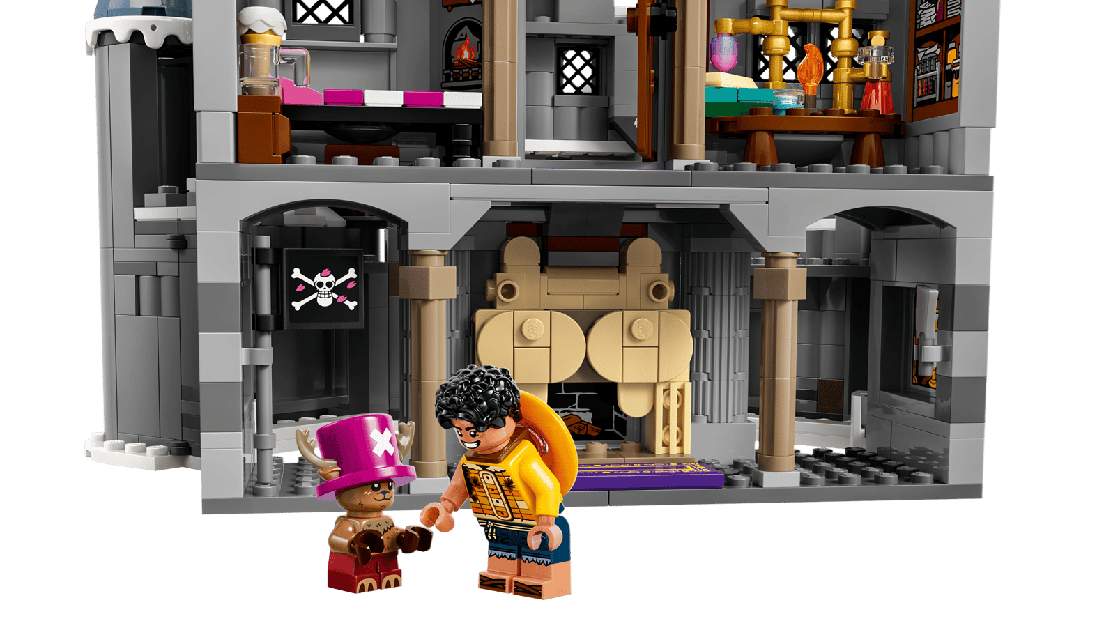 Bộ Mô Hình Lắp Ráp LEGO One Piece Trận Chiến Lâu Đài Drum #75645