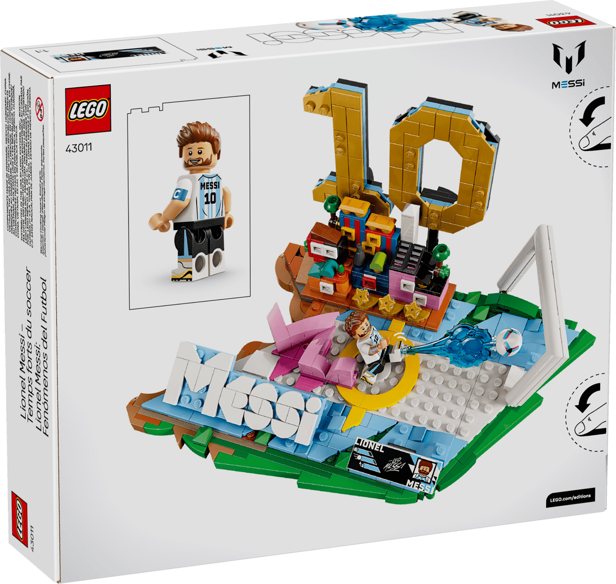 Bộ Mô Hình LEGO Lionel Messi Soccer Highlights - Siêu sao bóng đá Argentina #43011