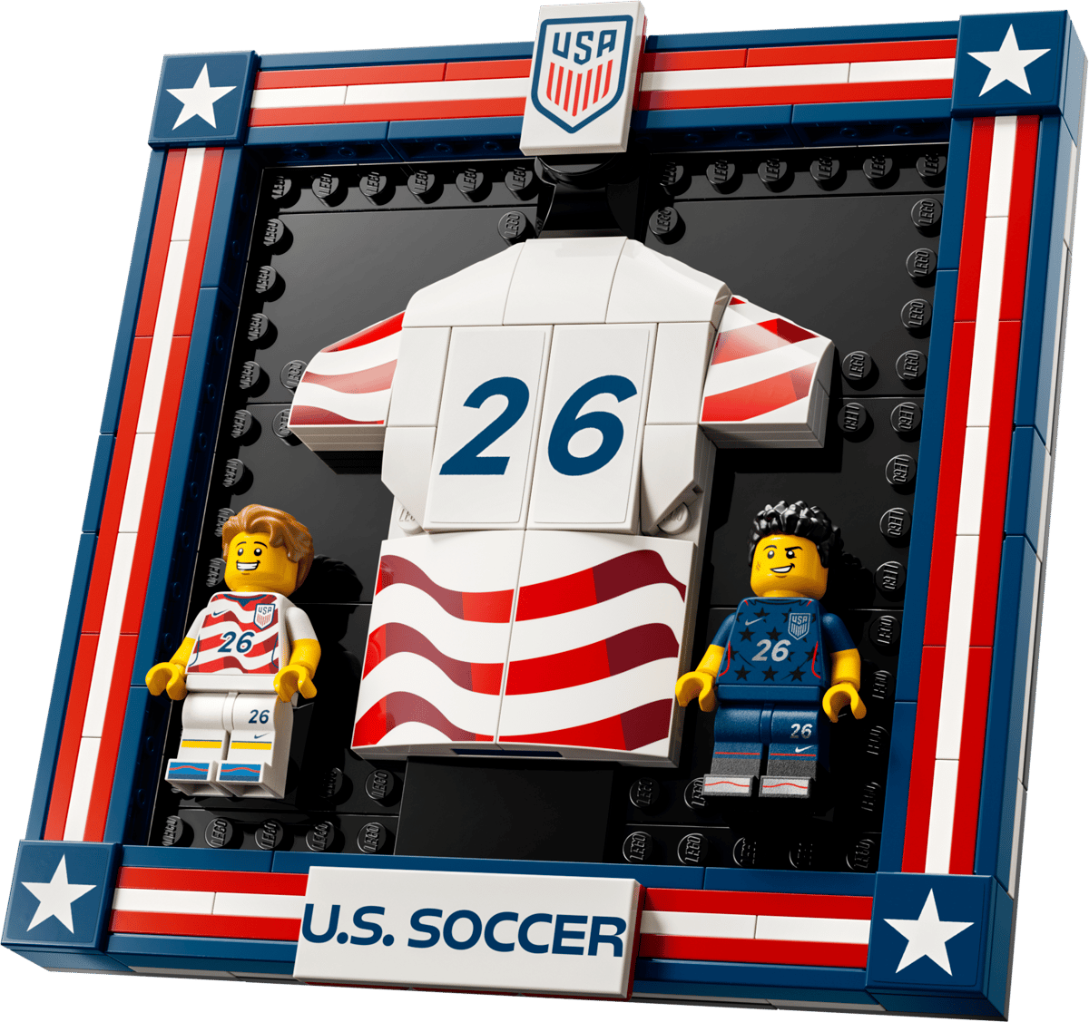 Bộ Mô Hình LEGO Áo đấu Đội tuyển Quốc gia Mỹ 2026 #43033