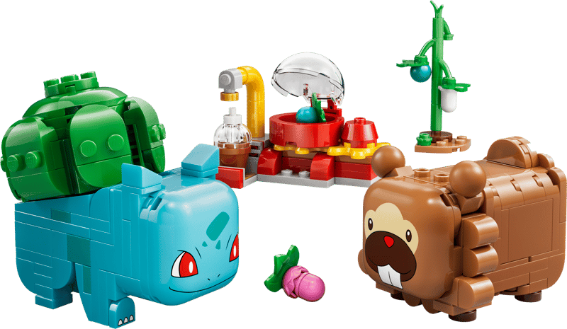 Bộ Mô Hình Bữa Tiệc Quả Mọng Cùng Bulbasaur & Bidoof LEGO Pokémon SMART Play #72155