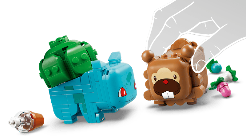 Bộ Mô Hình Bữa Tiệc Quả Mọng Cùng Bulbasaur & Bidoof LEGO Pokémon SMART Play #72155