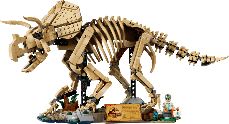 Bộ Mô Hình Hóa thạch khủng long ba sừng Triceratops  LEGO Jurassic World #77985