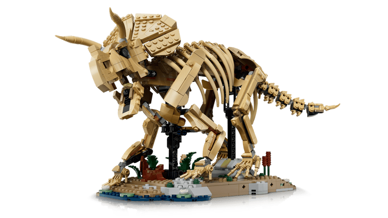 Bộ Mô Hình Hóa thạch khủng long ba sừng Triceratops  LEGO Jurassic World #77985