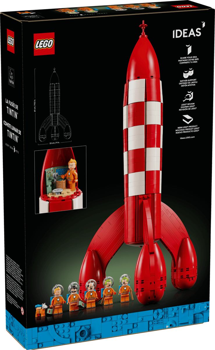 Bộ Mô Hình Tên lửa mặt trăng Tintin® Moon Rocket #21367