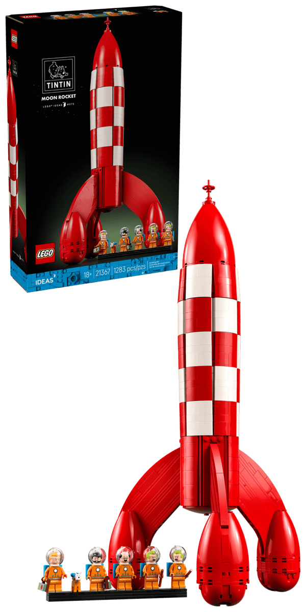 Bộ Mô Hình Tên lửa mặt trăng Tintin® Moon Rocket #21367