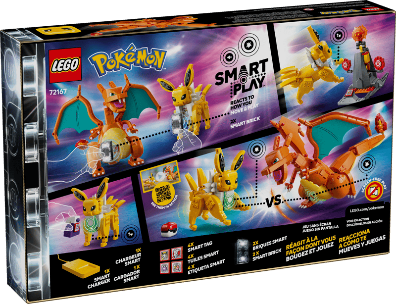 Bộ Mô Hình Trận Chiến Giữa Charizard và Jolteon LEGO POKEMON #72167