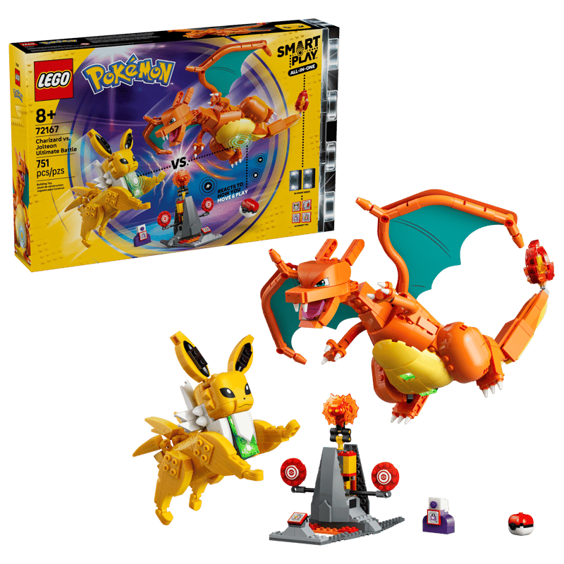 Bộ Mô Hình Trận Chiến Giữa Charizard và Jolteon LEGO POKEMON #72167