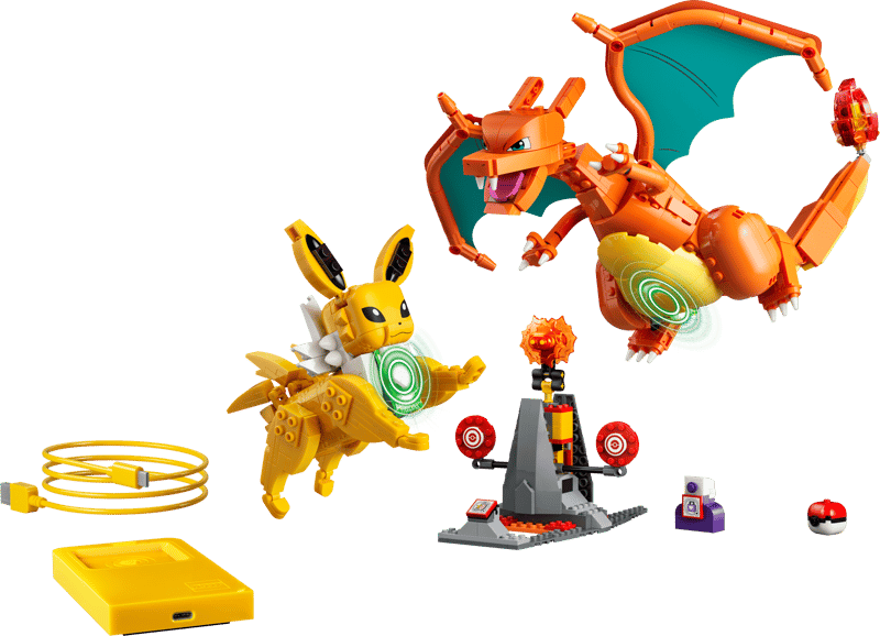 Bộ Mô Hình Trận Chiến Giữa Charizard và Jolteon LEGO POKEMON #72167