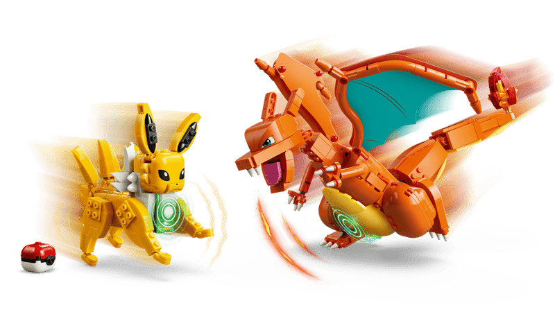 Bộ Mô Hình Trận Chiến Giữa Charizard và Jolteon LEGO POKEMON #72167