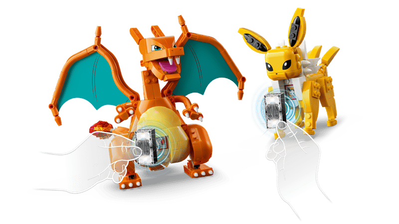 Bộ Mô Hình Trận Chiến Giữa Charizard và Jolteon LEGO POKEMON #72167