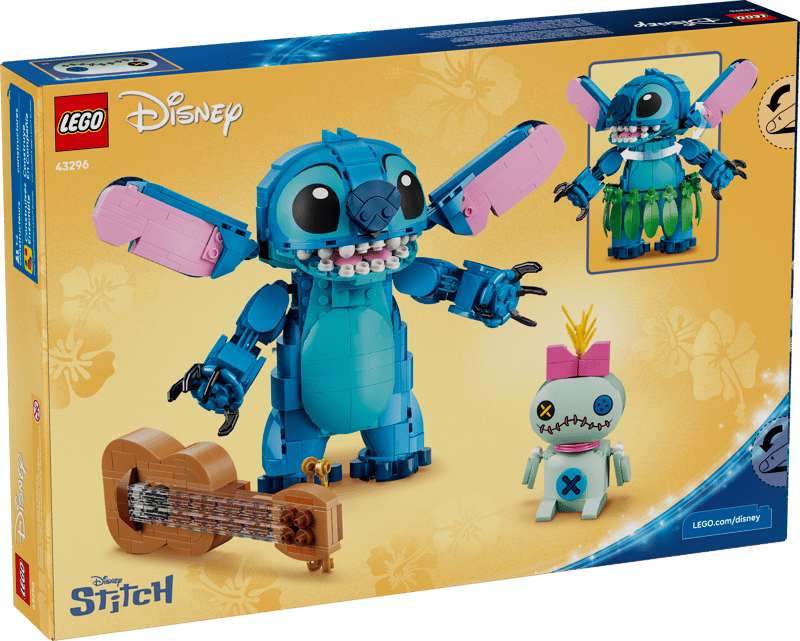 Bộ Mô Hình Stitch Và Scrump LEGO DISNEY PRINCESS #43296