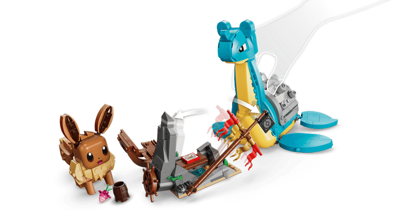 Bộ Mô Hình LEGO Smart Play Hành Trình Truy Tìm Kho Báu Cùng Eevee Và Lapras  LEGO Pokemon #72162