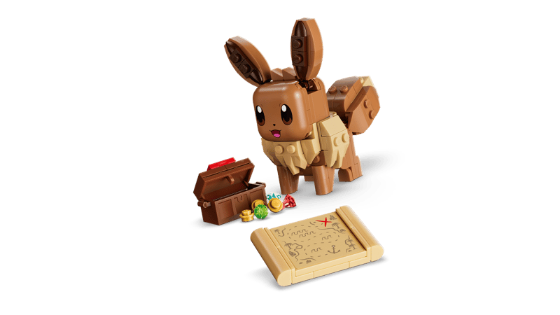Bộ Mô Hình LEGO Smart Play Hành Trình Truy Tìm Kho Báu Cùng Eevee Và Lapras  LEGO Pokemon #72162