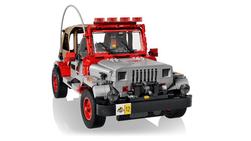 Bộ Mô Hình Xe Jeep Công Viên Kỷ LEGO Jura Jurassic Park #77984