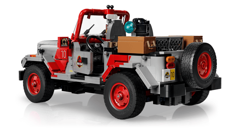 Bộ Mô Hình Xe Jeep Công Viên Kỷ LEGO Jura Jurassic Park #77984