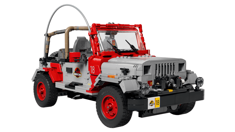 Bộ Mô Hình Xe Jeep Công Viên Kỷ LEGO Jura Jurassic Park #77984