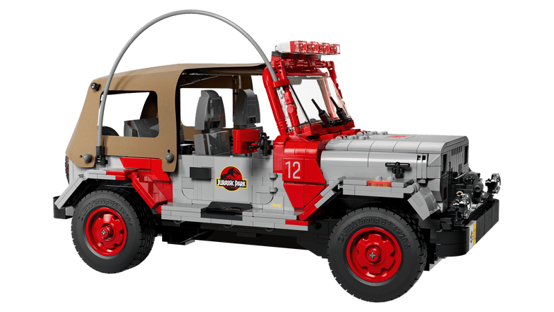 Bộ Mô Hình Xe Jeep Công Viên Kỷ LEGO Jura Jurassic Park #77984