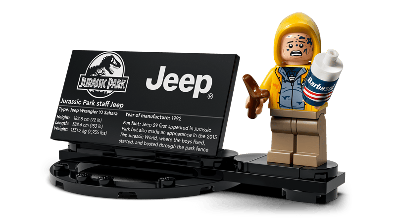 Bộ Mô Hình Xe Jeep Công Viên Kỷ LEGO Jura Jurassic Park #77984