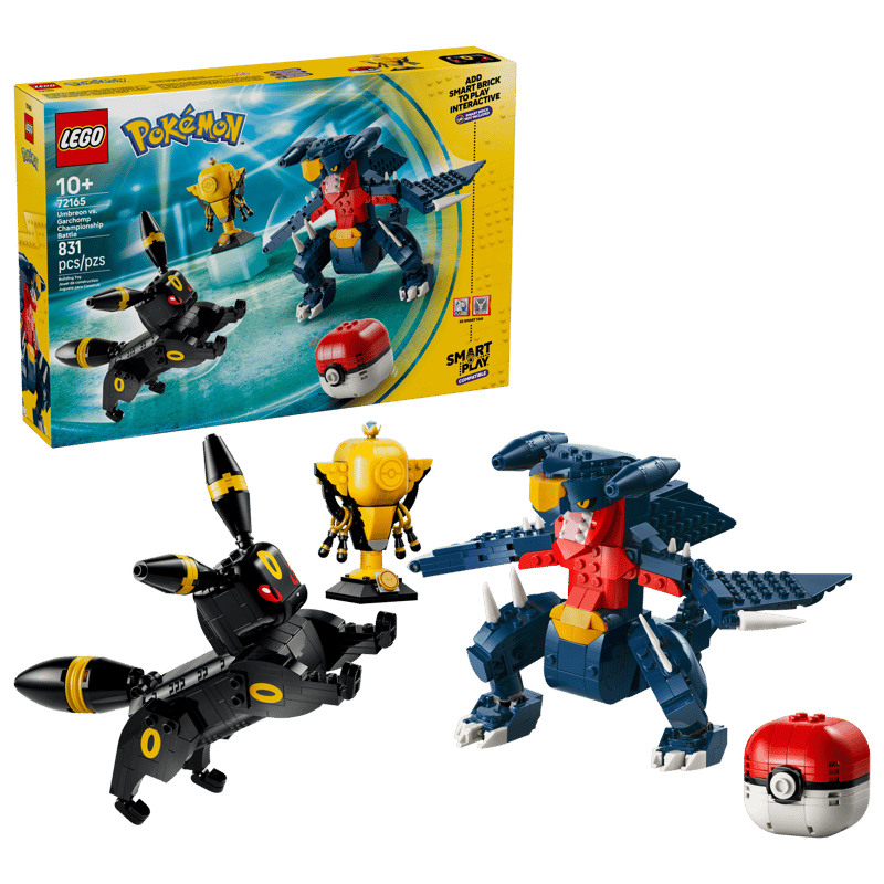 Bộ Mô Hình LEGO Smart Play Trận Chiến Vô Địch Umbreon vs Garchomp LEGO Pokemon #72165