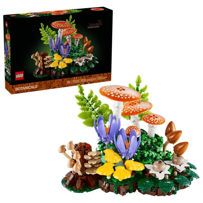 Bộ Mô Hình Nấm Rừng Xinh Xắn LEGO BOTANICALS #11505