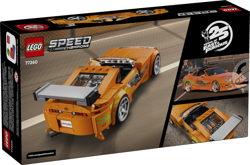 Bộ Mô Hình LEGO Speed Champions The Fast and the Furious Toyota Supra MK4 #77260