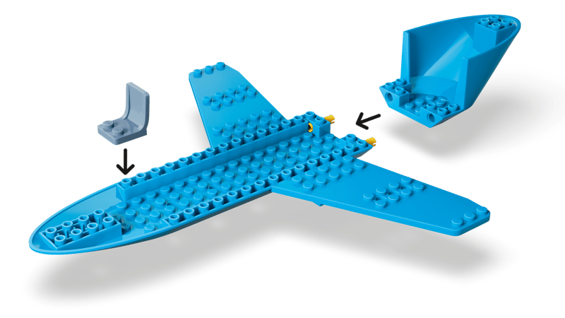 Bộ Mô Hình  Máy Bay Chở Khách LEGO CITY #60492