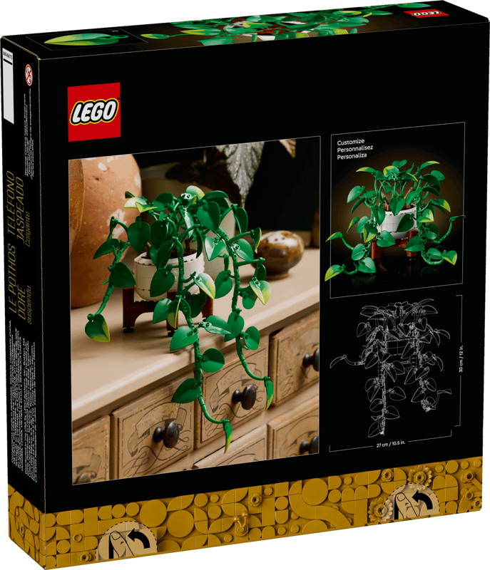 Bộ Mô hình Cây Trầu Bà Vàng  LEGO Icons #11512