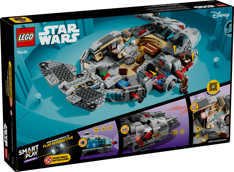 Bộ Mô Hình LEGO SMART PLAY Star Wars: Millennium Falcon #75426