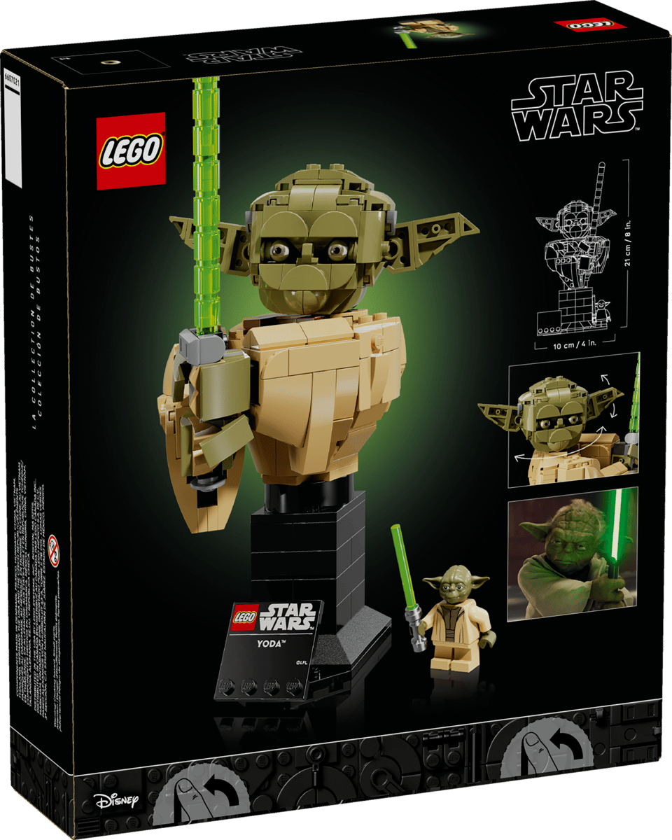Mô Hình Tượng bán thân Yoda Star Wars #75438