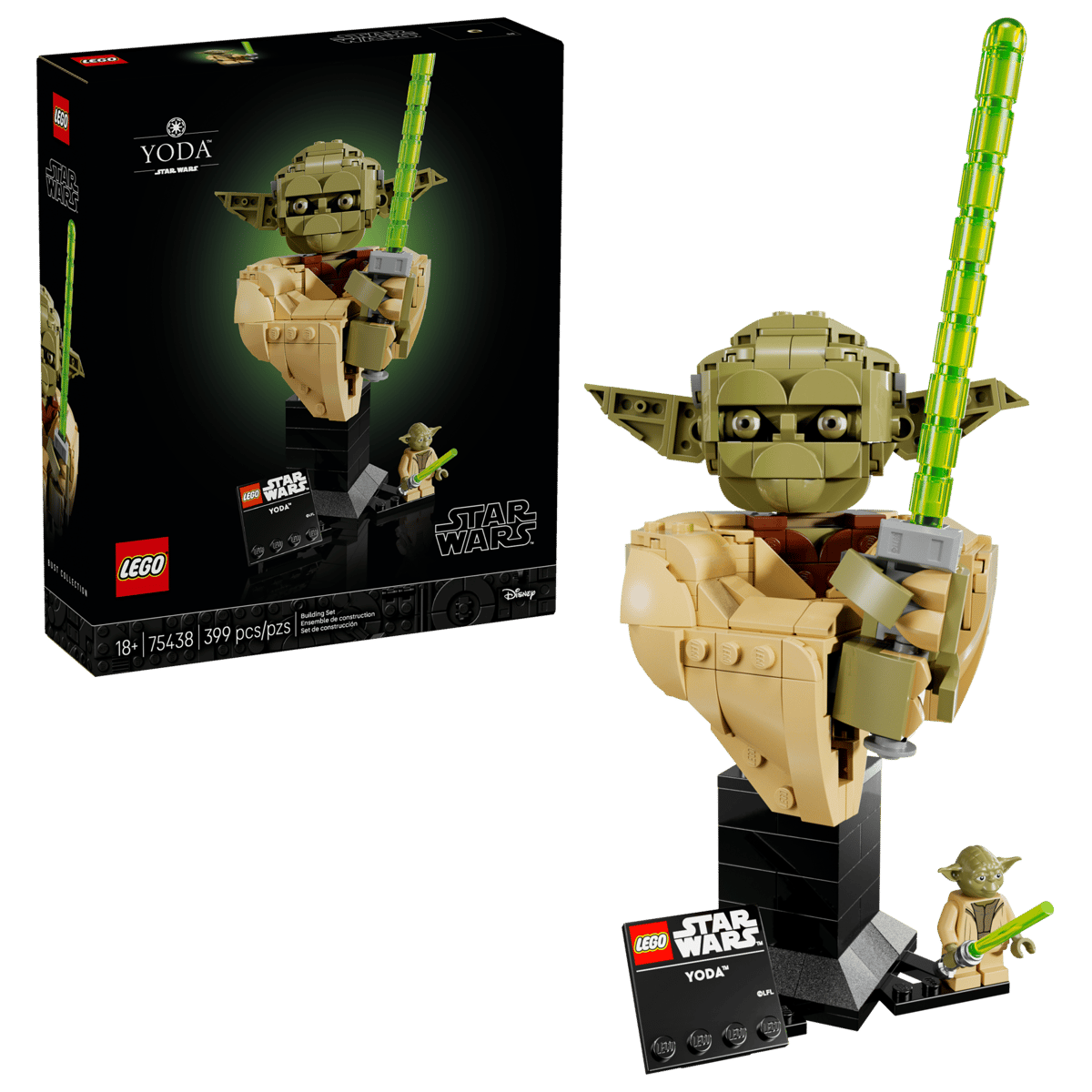 Mô Hình Tượng bán thân Yoda Star Wars #75438