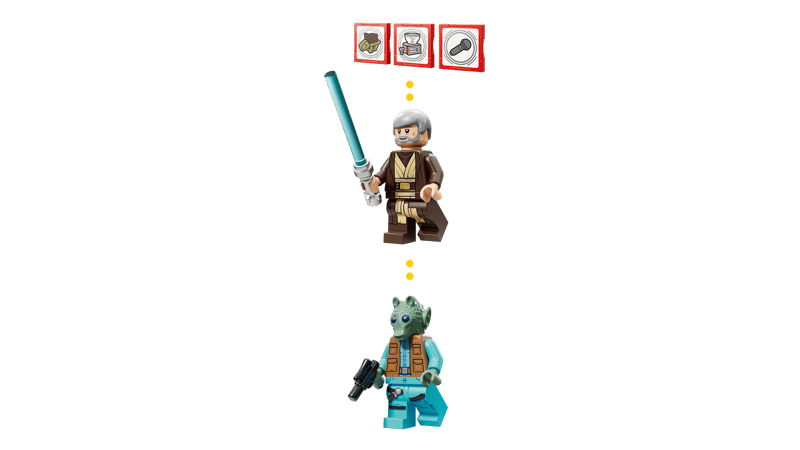 Bộ Mô Hình LEGO SMART PLAY Star Wars: Mos Eisley Cantina #75425