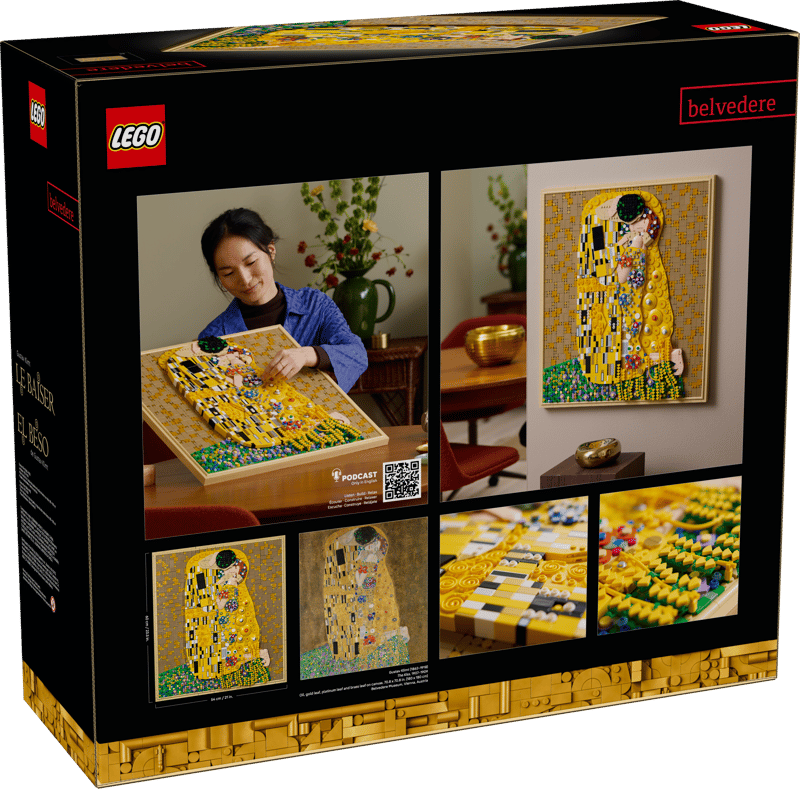Bộ Mô Hình Tranh Nghệ Thuật - Gustav Klimt Nụ Hôn (The Kiss)  LEGO Art #31221