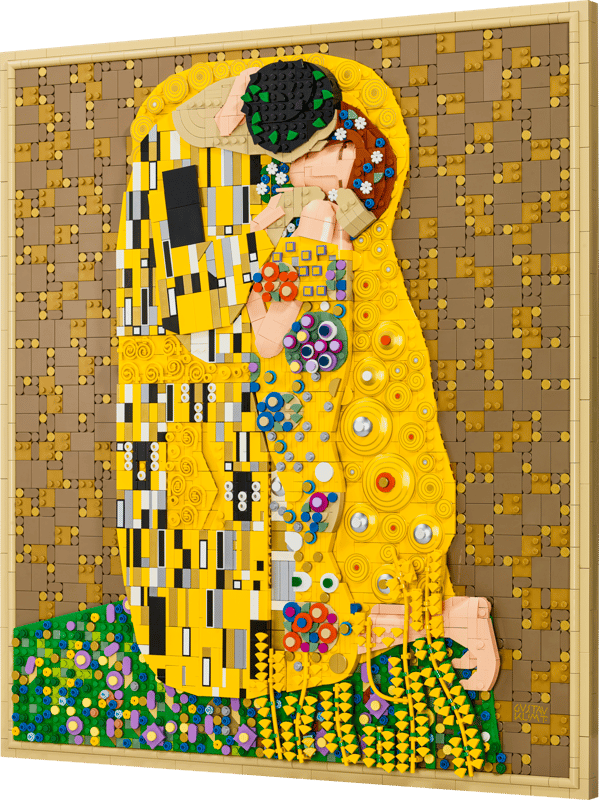 Bộ Mô Hình Tranh Nghệ Thuật - Gustav Klimt Nụ Hôn (The Kiss)  LEGO Art #31221