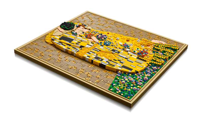 Bộ Mô Hình Tranh Nghệ Thuật - Gustav Klimt Nụ Hôn (The Kiss)  LEGO Art #31221