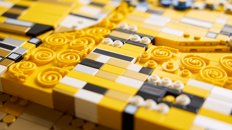Bộ Mô Hình Tranh Nghệ Thuật - Gustav Klimt Nụ Hôn (The Kiss)  LEGO Art #31221