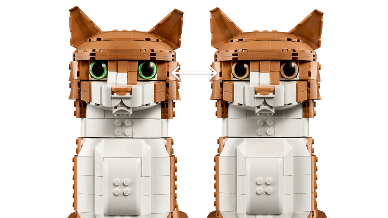 Bộ mô Hình Mèo Cam LEGO IDEAS #21376
