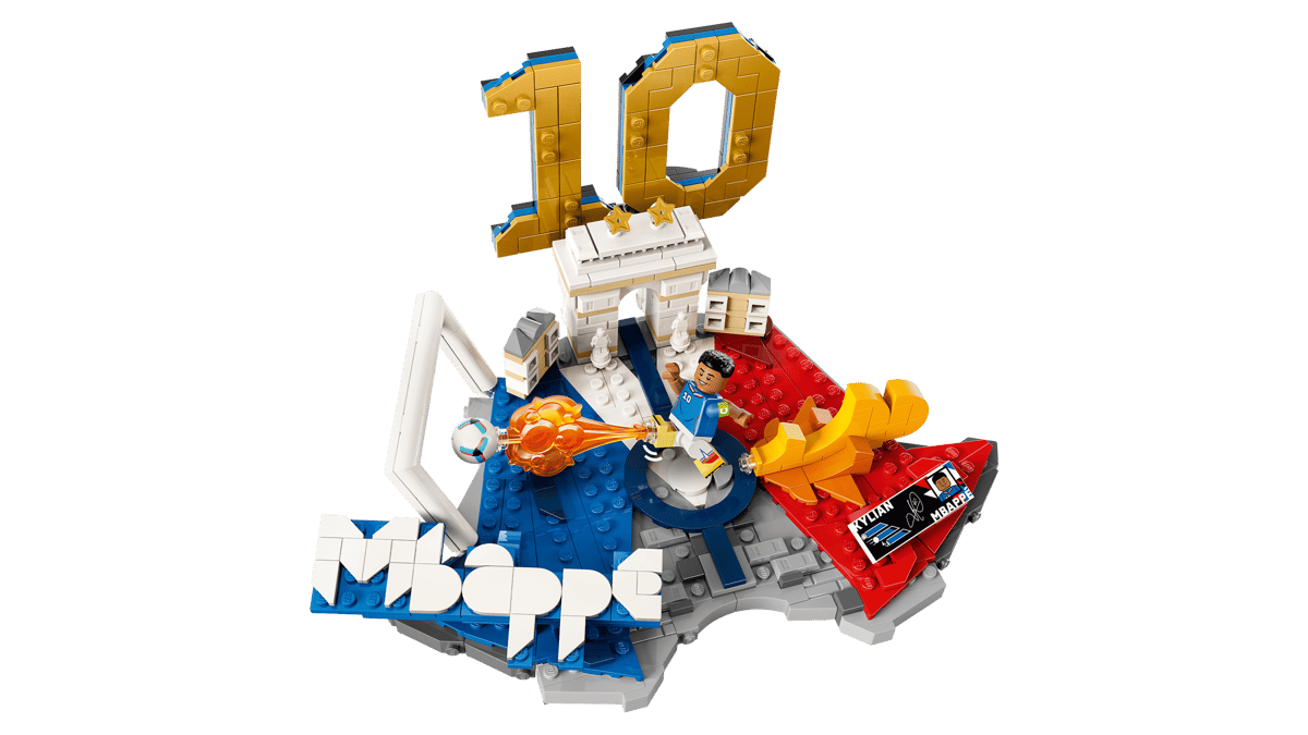 Bộ Mô Hình LEGO Kylian Mbappé - Siêu sao bóng đá Pháp #43013