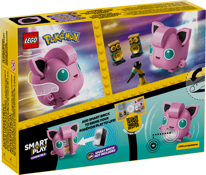 Bộ Mô Hình LEGO Smart Play Sân Khấu Ca Nhạc Của Jigglypuff LEGO Pokemon #72159